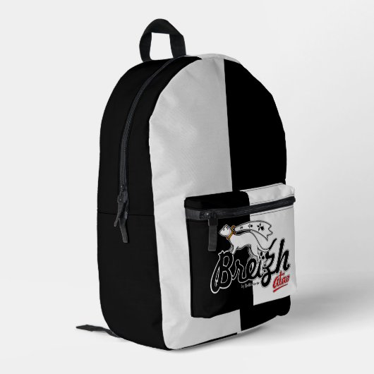 Breizh Atao Bedrukte Rugzak (Achterkant Hoek Links)