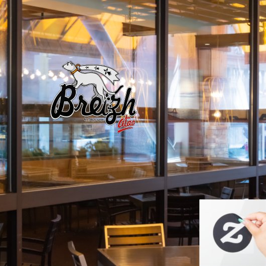 Breizh Atao Raamsticker (Restaurant Raam)