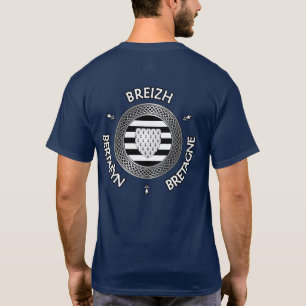Breizh   Bertaeyn   Bretagne-wapens en niet-vuurwa T-shirt