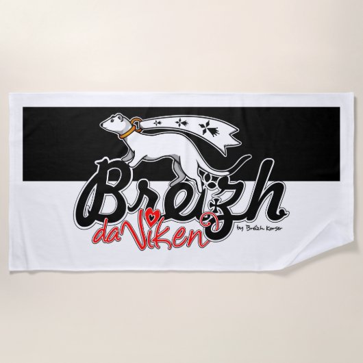 Breizh da viken strandlaken (Voorkant)