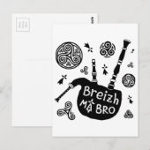 Breizh ma Bro Briefkaart (Voorkant / Achterkant)