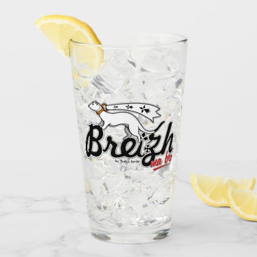 Breizh ma bro glas (Voorkant ijs)