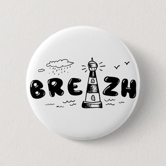 Breizh Ronde Button 5,7 Cm (Voorkant)