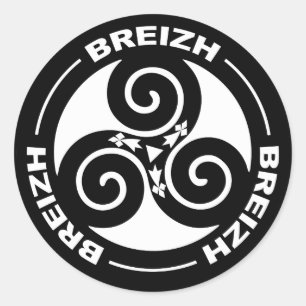 Breizh Triskel Ronde Sticker