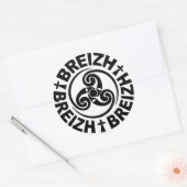 Breizh Triskel Ronde Sticker (Envelop)