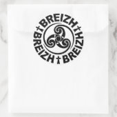 Breizh Triskel Ronde Sticker (Tas)