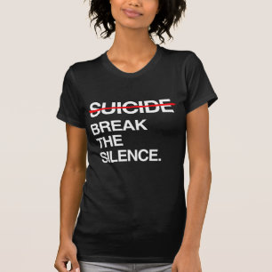 BREK DE SILENTIE OP SUICIDE T-SHIRT