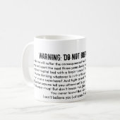 BREK DEZE GLAS NIET! KOFFIEMOK (Voorkant links)