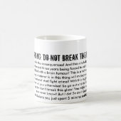 BREK DEZE GLAS NIET! KOFFIEMOK (Center)