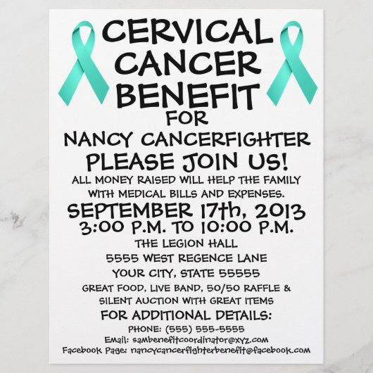 Brekbaarheidsprestatie voor kanker flyer (Voorkant)