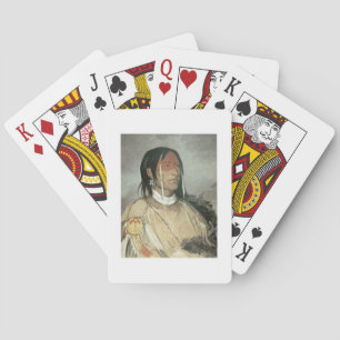 Breken Arm, 1831 (olie op doek) Speelkaarten