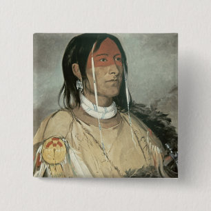 Breken Arm, 1831 (olie op doek) Vierkante Button 5,1 Cm