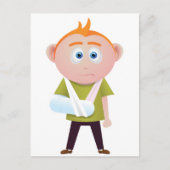 Breken Arm Briefkaart (Voorkant)