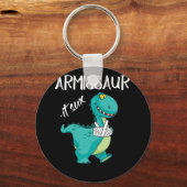 Breken arm dinosaur it sux sleutelhanger (Voorkant)