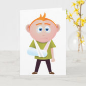 Breken Arm Kaart (Gele Bloem)