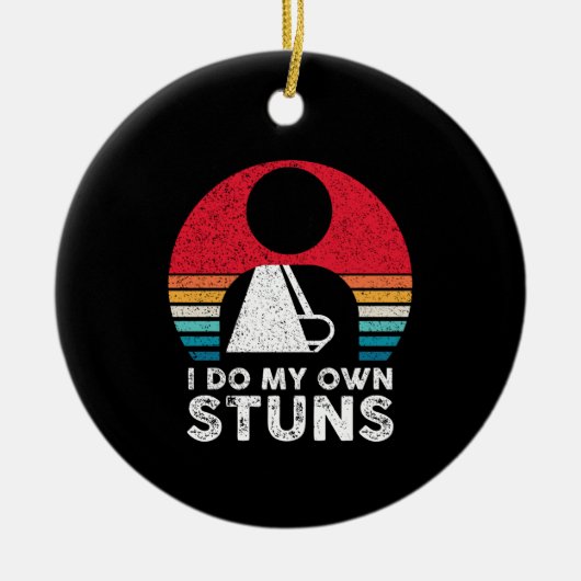 Breken arm - met de hand gewekte olifantenletsel k keramisch ornament (Voorkant)