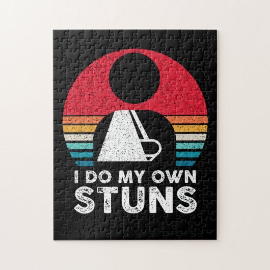 Breken arm - met de hand gewekte olifantenletsel k legpuzzel (Verticaal)