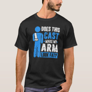 Breken arm met gegoten Joke Recovery wordt snel we T-shirt