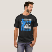 Breken arm met gegoten Joke Recovery wordt snel we T-shirt (Voorkant volledig)