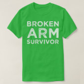 Breken Arm Survivor Broken Arm T-shirt (Design voorkant)