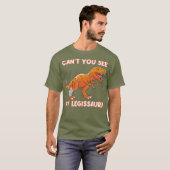Breken been Cute Dino Bone Letsels Dinosaur T-shirt (Voorkant volledig)