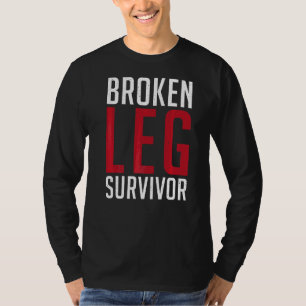 Breken been Survivor letsel T-shirt