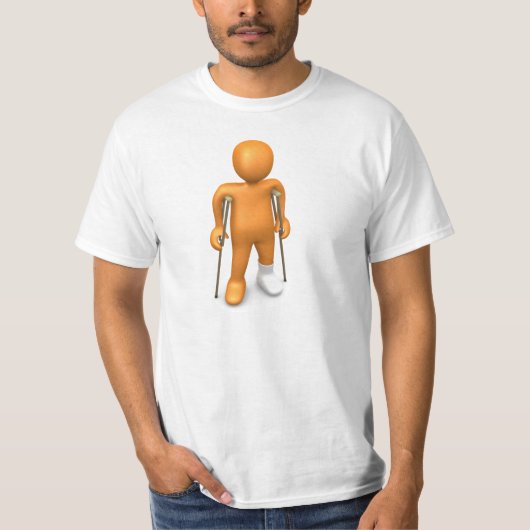 Breken been t-shirt (Voorkant)
