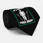 Breken been Tibia Oke, snel goed cadeau Stropdas (Opgerold)