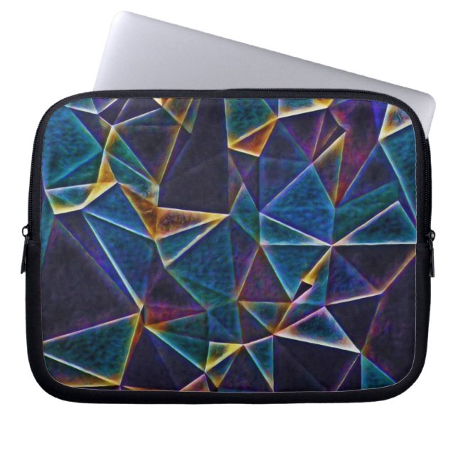 Breken bubbels-laptophoes laptop sleeve (Voorkant)