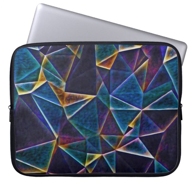 Breken bubbels-laptophoes laptop sleeve (Voorkant)