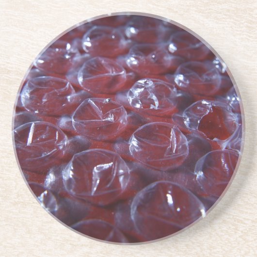 Breken Bubblewrap Sandstone Onderzetter (Voorkant)