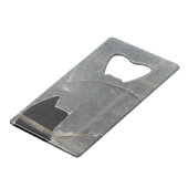 Breken glas creditkaart flessenopener (Achterkant Gekanteld)