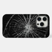 Breken glas iPhone hoesje (Achterkant horizontaal)