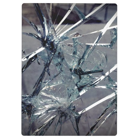 Breken glas klembord (Achterkant)