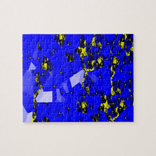 Breken glas legpuzzel (Horizontaal)