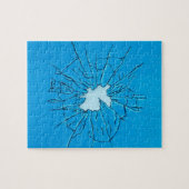 Breken glas schilderen legpuzzel (Horizontaal)