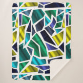 Breken glas sherpa deken (Voorkant)