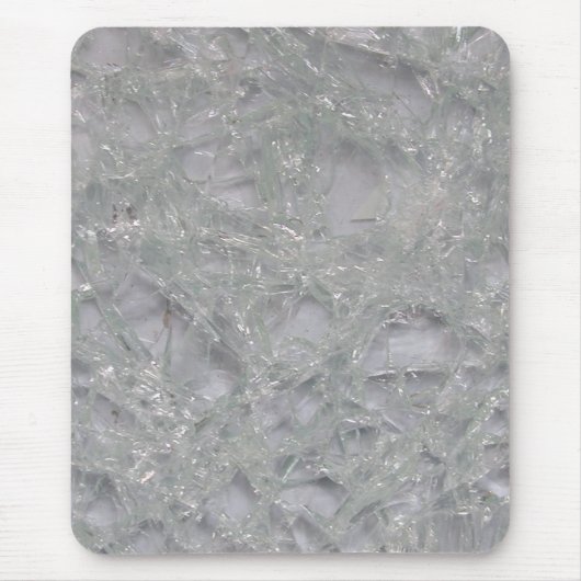 Breken Glass Mousepad Muismat (Voorkant)