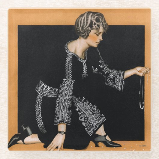 Breken Ketting Glazen Onderzetter (Voorkant)