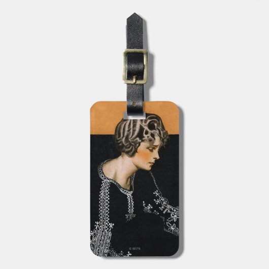 Breken Ketting Pearl Bagagelabel (Voorkant verticaal)