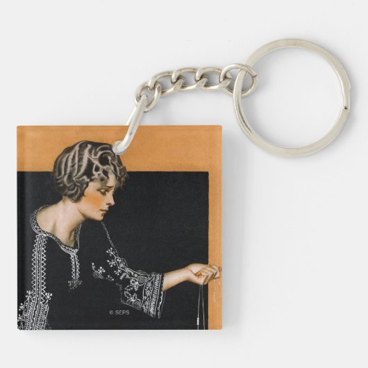 Breken Ketting Pearl Sleutelhanger (Achterkant)