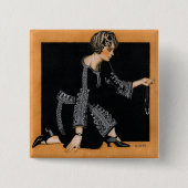 Breken Ketting Vierkante Button 5,1 Cm (Voorkant)