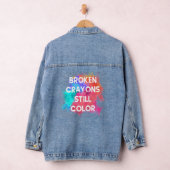 Breken krayons nog steeds kleur denim jacket (Hangar)