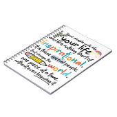 Breken krayons nog steeds kleur notitieboek (Linkerzijde)