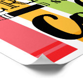 Breken krayons nog steeds kleur poster (Hoek)