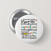 Breken krayons nog steeds kleur ronde button 5,7 cm (Voorkant /achterkant)