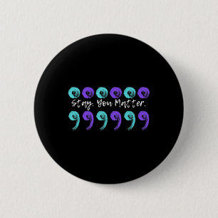 Breken krayons nog steeds kleur ronde button 5,7 cm