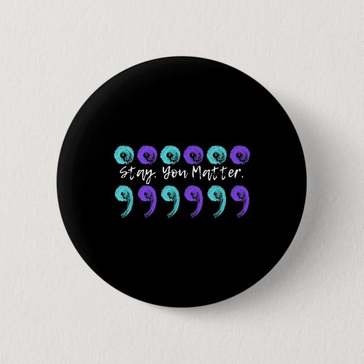 Breken krayons nog steeds kleur ronde button 5,7 cm (Voorkant)