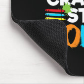 Breken krayons nog steeds kleurenbewustzijn muismat (Hoek)