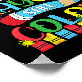 Breken krayons nog steeds kleurenbewustzijn poster (Hoek)